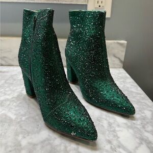 New & Unused - Betsey Johnson Women's Sb-Cady Ankle Boot Green